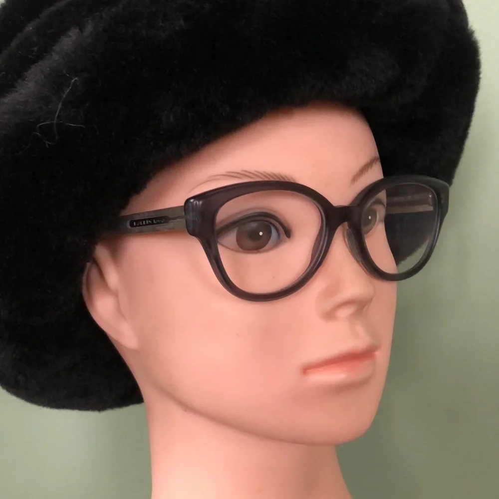 Balenciaga Grey Taupe Prescription Eyewear With Coa